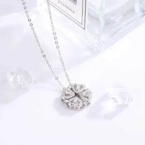 Crash A Party – Heart Neckpiece | Trendy Silver Pendant for Girls