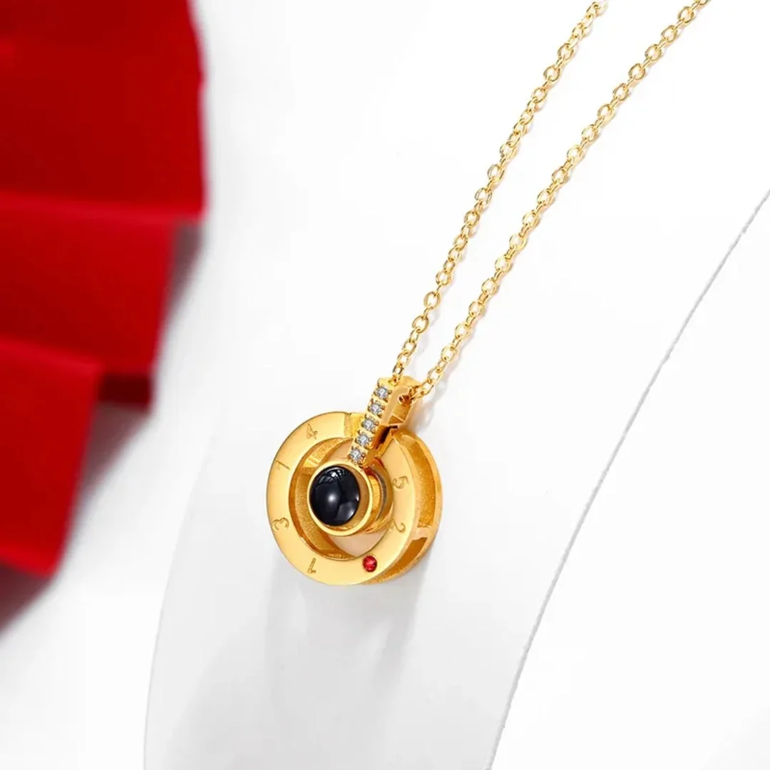 Aesthetic silver sun and moon necklace set with black pearl accents, perfect for couples, best friends, or cosmic-core jewelry lovers.