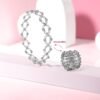 "Ice Ice Blingy – Frostbite Chic Ringlet (Bracelet’s Cool Cousin)"